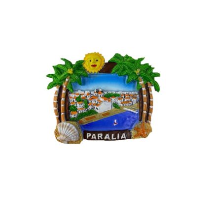 Tουριστικό μαγνητάκι Souvenir – Σετ 12pcs - Resin Magnet - Paralia - 678112