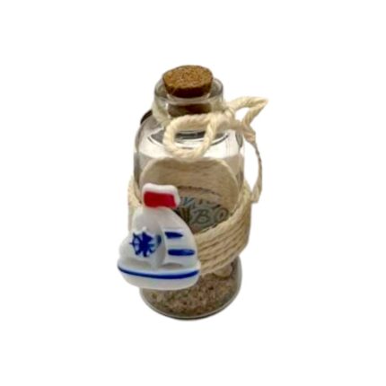 Διακοσμητικό Souvenir - Μπουκαλάκι με κοχύλια - 20pcs - 251728