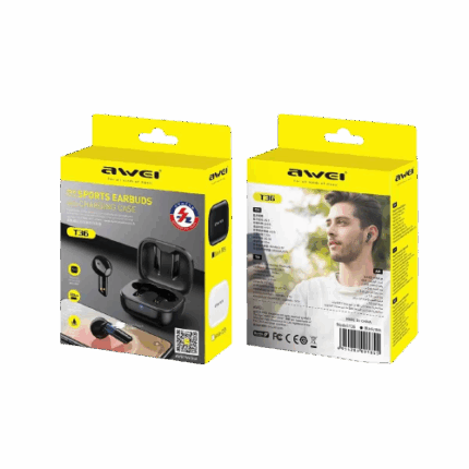Ασύρματα ακουστικά Bluetooth με θήκη φόρτισης - T36 - Awei - 888704