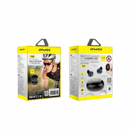 Ασύρματα ακουστικά Bluetooth με θήκη φόρτισης - T60 - Awei - 888841