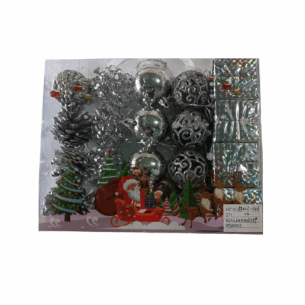 Σετ Χριστουγεννιάτικα στολίδια - 5cm - 20pcs - 231467