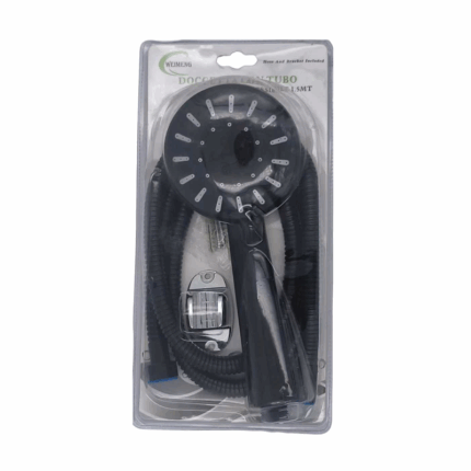 Τηλέφωνο ντους με σπιράλ και επιλογές πίεσης - 1.5m - Black - 880408