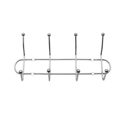 Μεταλλική επιτοίχια κρεμάστρα 4 θέσεων - 26399