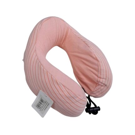Μαξιλάρι αυχένα ταξιδίου - Memory Foam - 71894 - Pink
